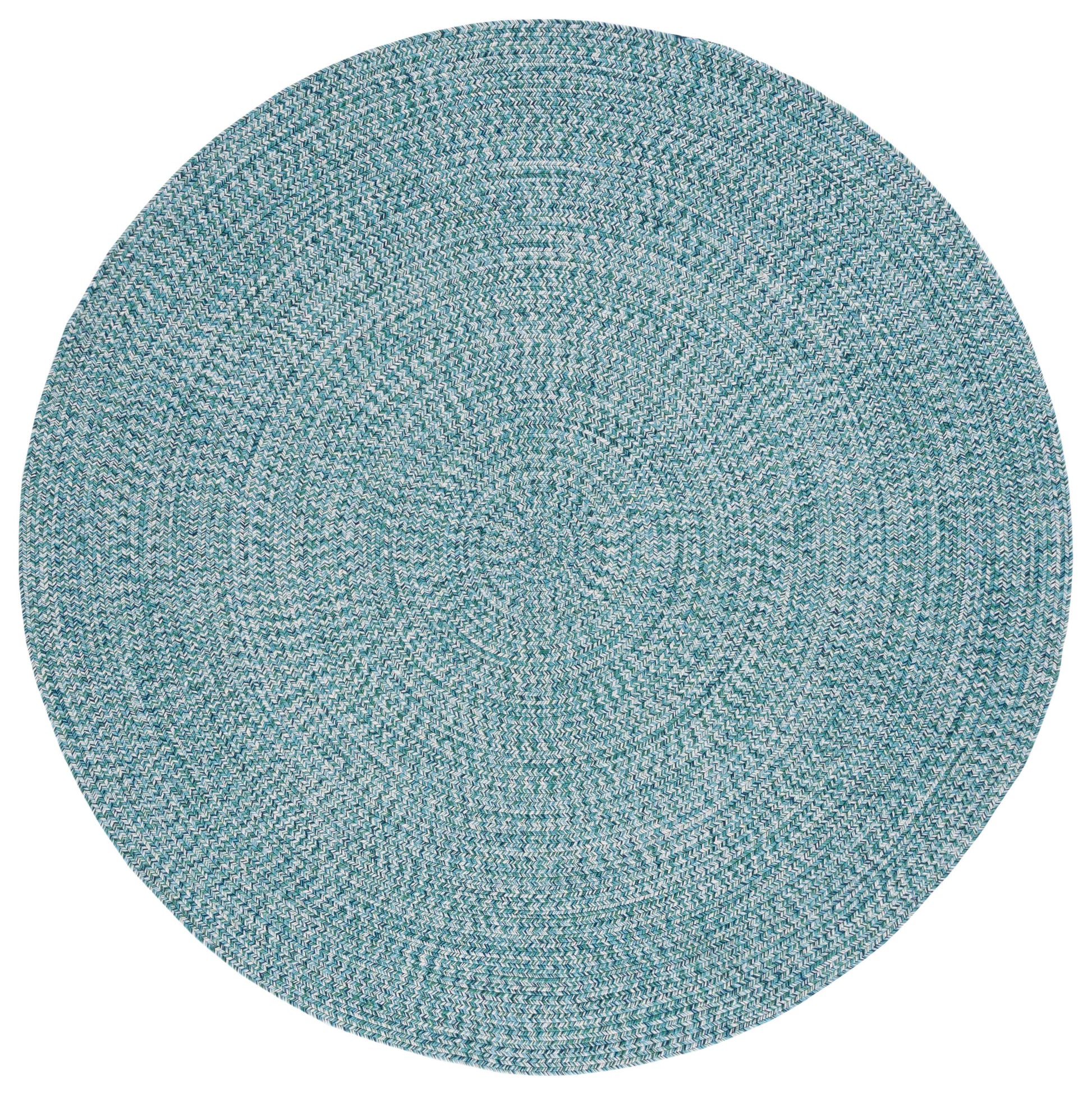 Safavieh Braided Bra201K Teal/Green Area Rug