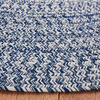 Safavieh Braided Bra201N Dark Blue/Ivory Area Rug