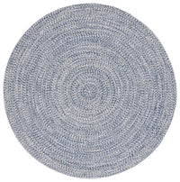 Safavieh Braided Bra201N Dark Blue/Ivory Area Rug