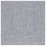 Safavieh Braided Bra201N Dark Blue/Ivory Rug.
