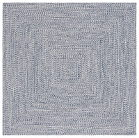 Safavieh Braided Bra201N Dark Blue/Ivory Area Rug