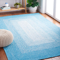 Safavieh Braided Bra220J Aqua Area Rug