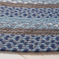 Safavieh Braided Brd257M Blue/Grey Area Rug