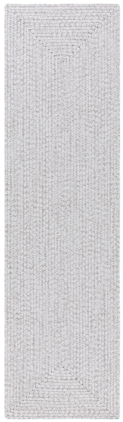 Safavieh Braided Brd315F Silver/Grey Area Rug