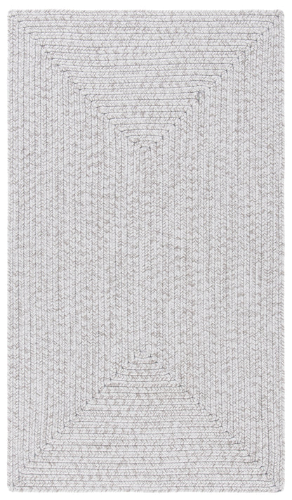 Safavieh Braided Brd315F Silver/Grey Area Rug