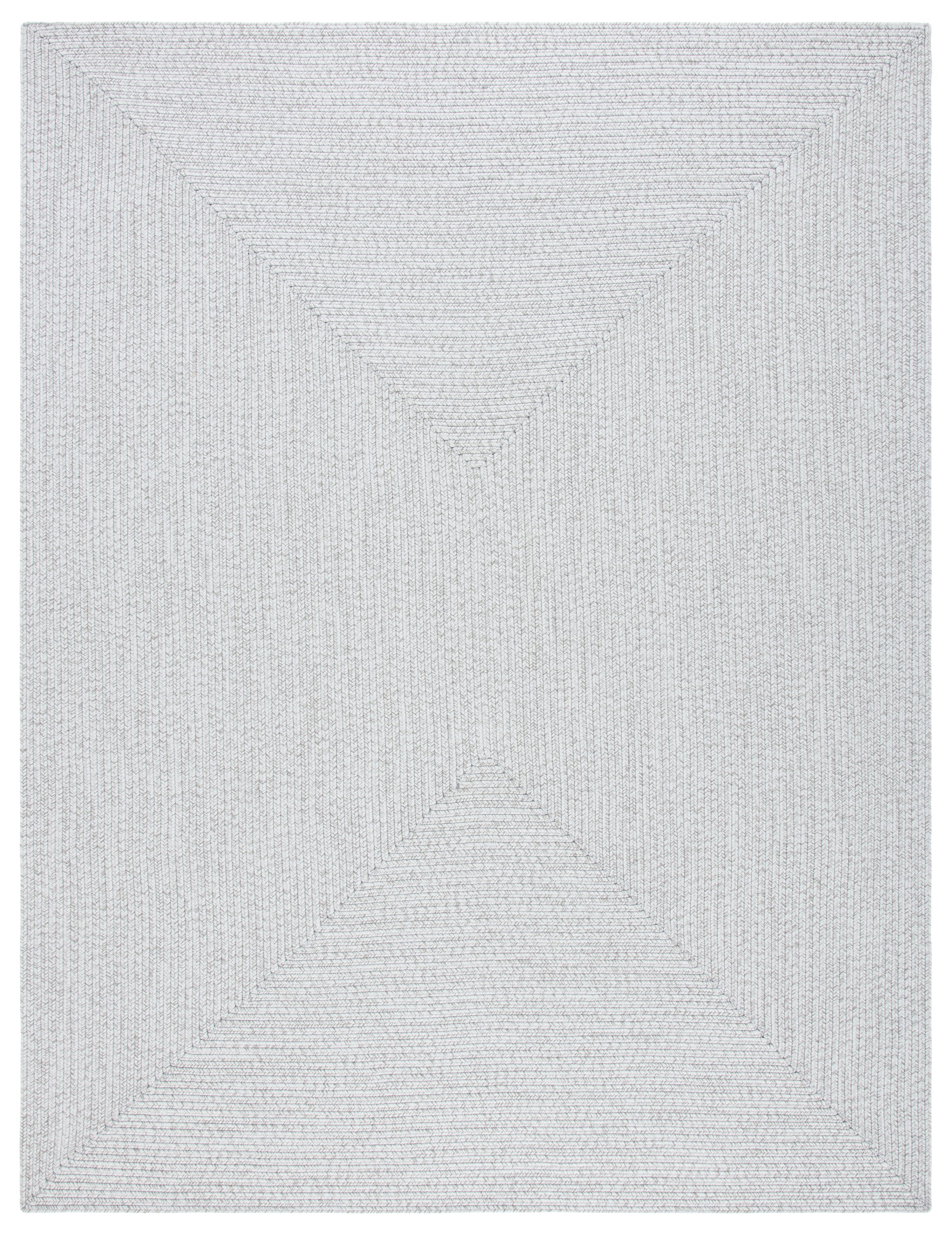 Safavieh Braided Brd315F Silver/Grey Area Rug