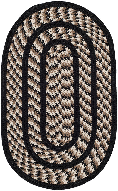 Safavieh Braided Brd401C Ivory/Black Rug.