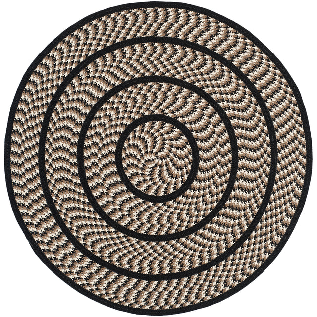 Safavieh Braided Brd401C Ivory/Black Rug.