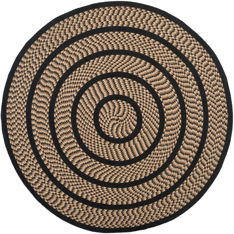 Safavieh Braided Brd401G Beige/Black Rug.