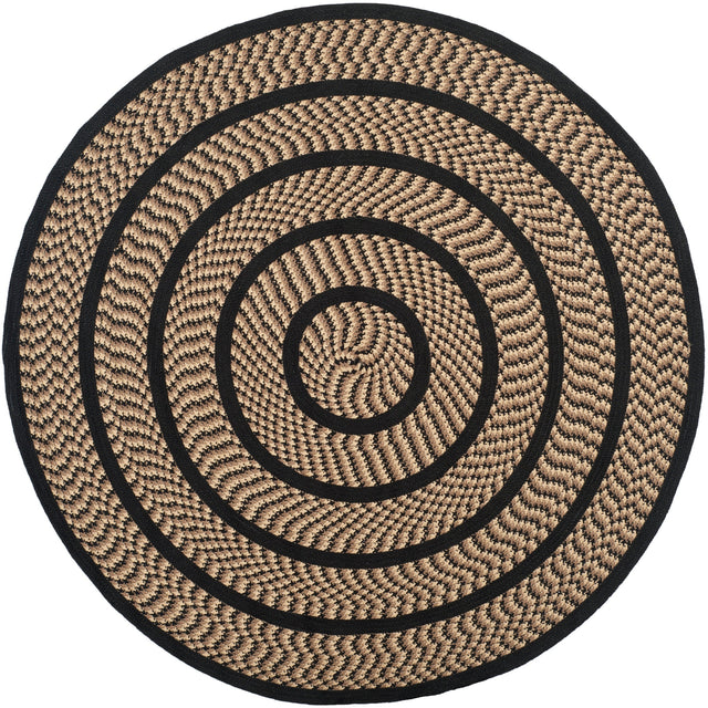 Safavieh Braided Brd401G Beige/Black Rug.