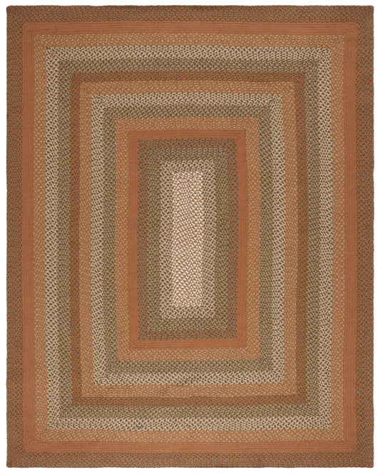 Safavieh Braided Brd651A Ivory/Brown Area Rug