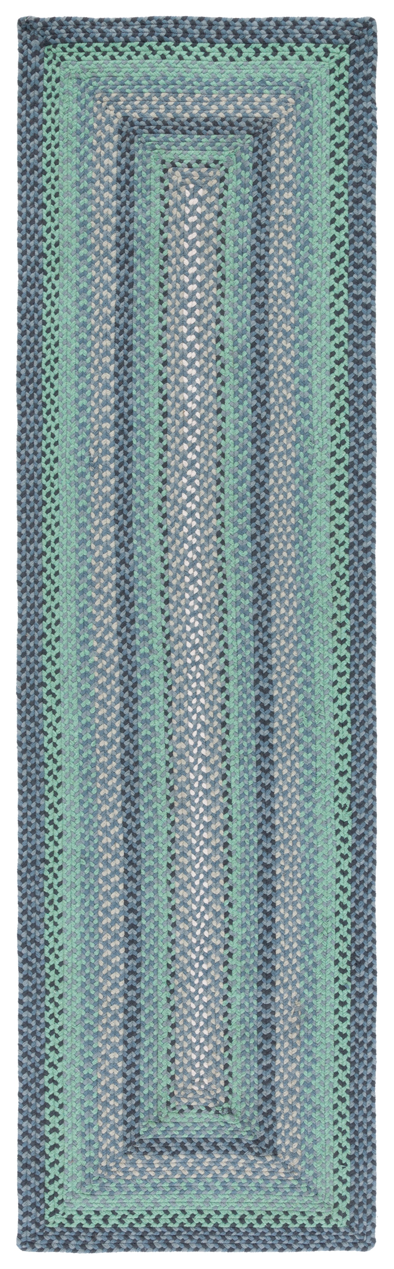 Safavieh Braided Brd651F Grey/Green Area Rug