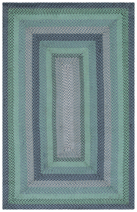 Safavieh Braided Brd651F Grey/Green Area Rug