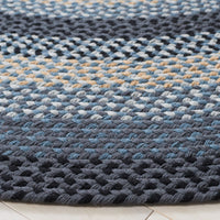 Safavieh Braided Brd651H Dark Grey/Blue Area Rug