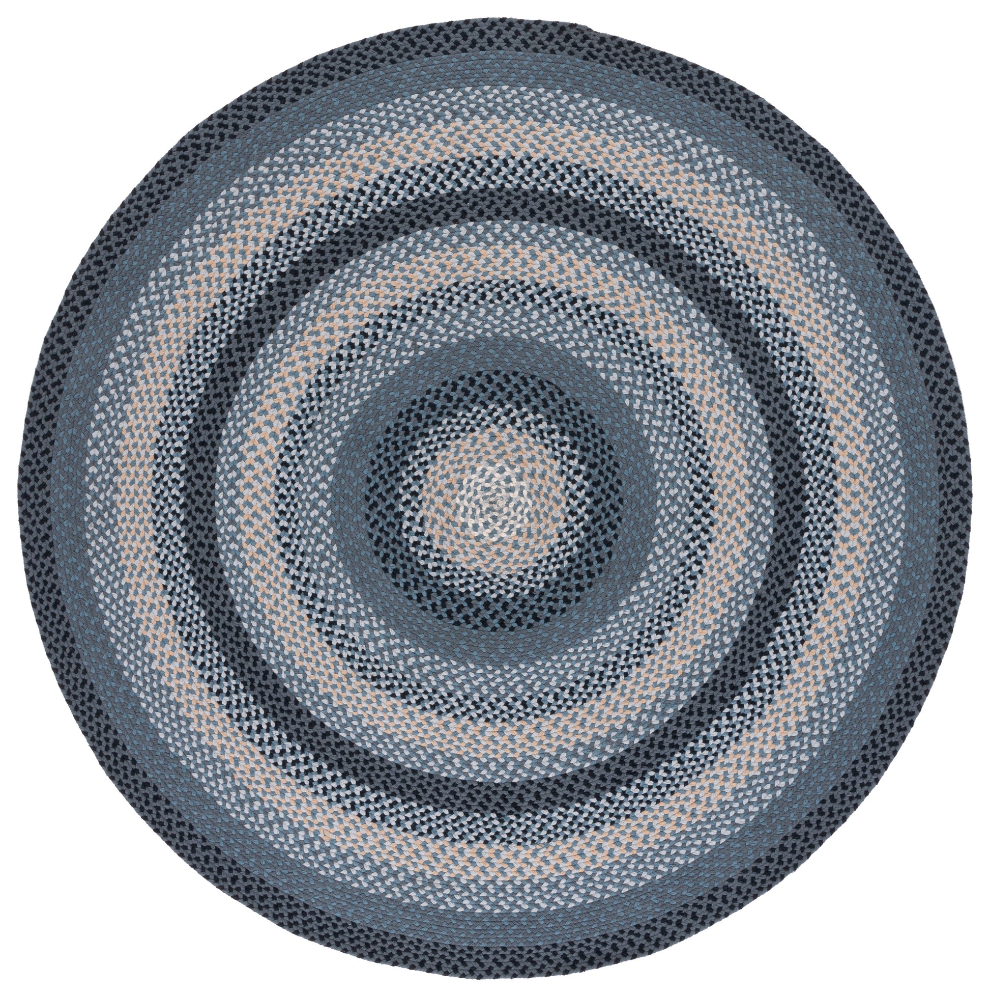 Safavieh Braided Brd651H Dark Grey/Blue Area Rug