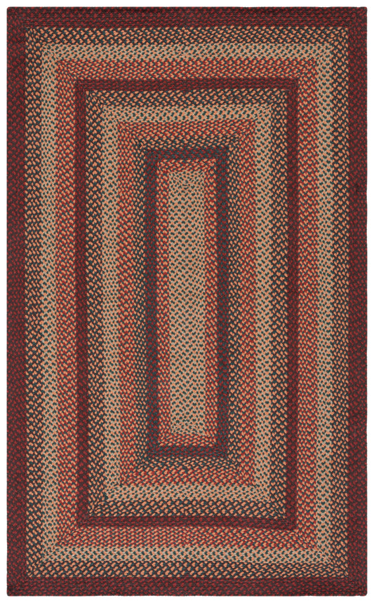 Safavieh Braided Brd651Z Brown/Rust Area Rug