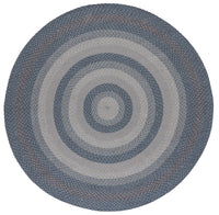 Safavieh Braided Brd652B Grey/Blue Area Rug