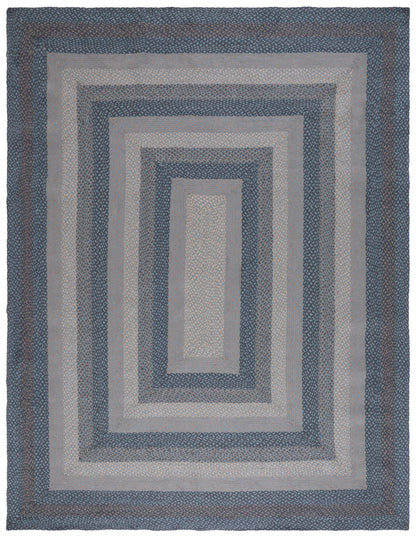 Safavieh Braided Brd652B Grey/Blue Area Rug