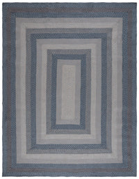 Safavieh Braided Brd652B Grey/Blue Area Rug