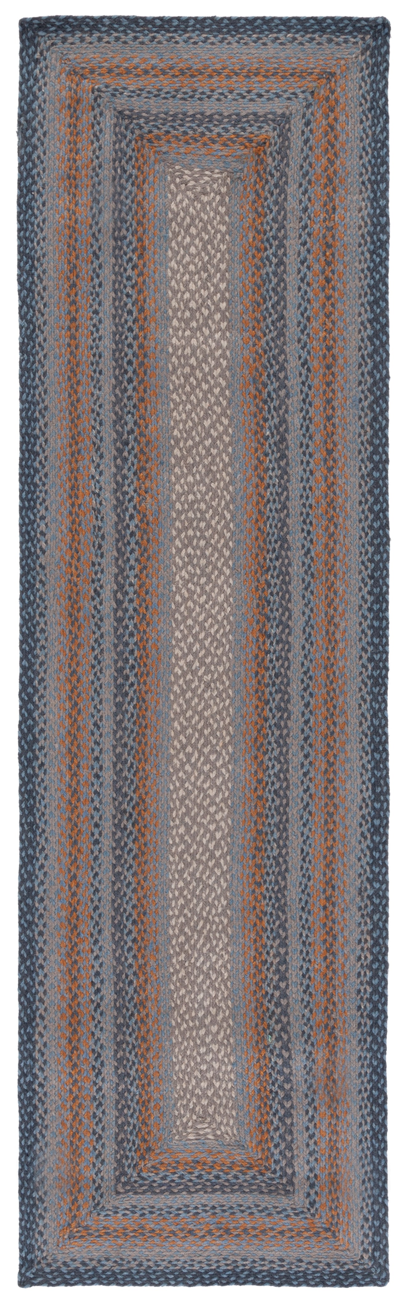 Safavieh Braided Brd652F Grey/Brown Area Rug