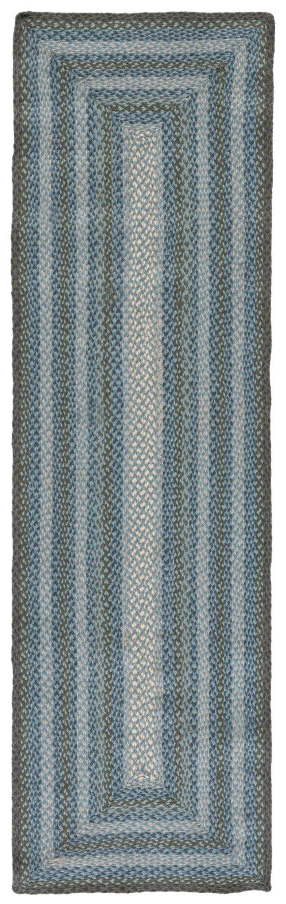 Safavieh Braided Brd652M Light Blue/Green Area Rug