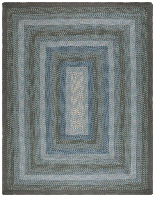 Safavieh Braided Brd652M Light Blue/Green Area Rug