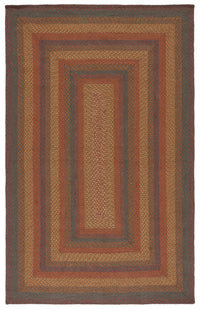 Safavieh Braided Brd652P Green/Rust Area Rug