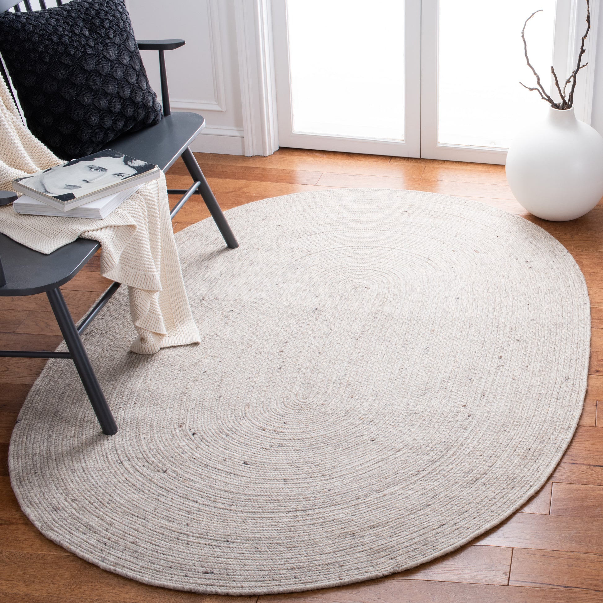 Safavieh Braided Brd901B Beige Area Rug