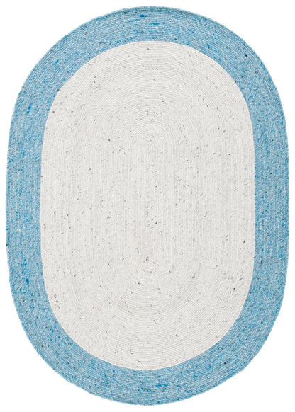 Safavieh Braided Brd902A Ivory/Blue Area Rug