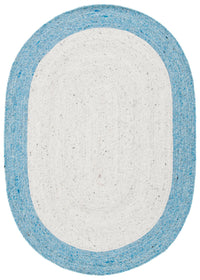 Safavieh Braided Brd902A Ivory/Blue Area Rug