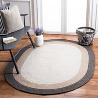 Safavieh Braided Brd903H Charcoal/Ivory Area Rug