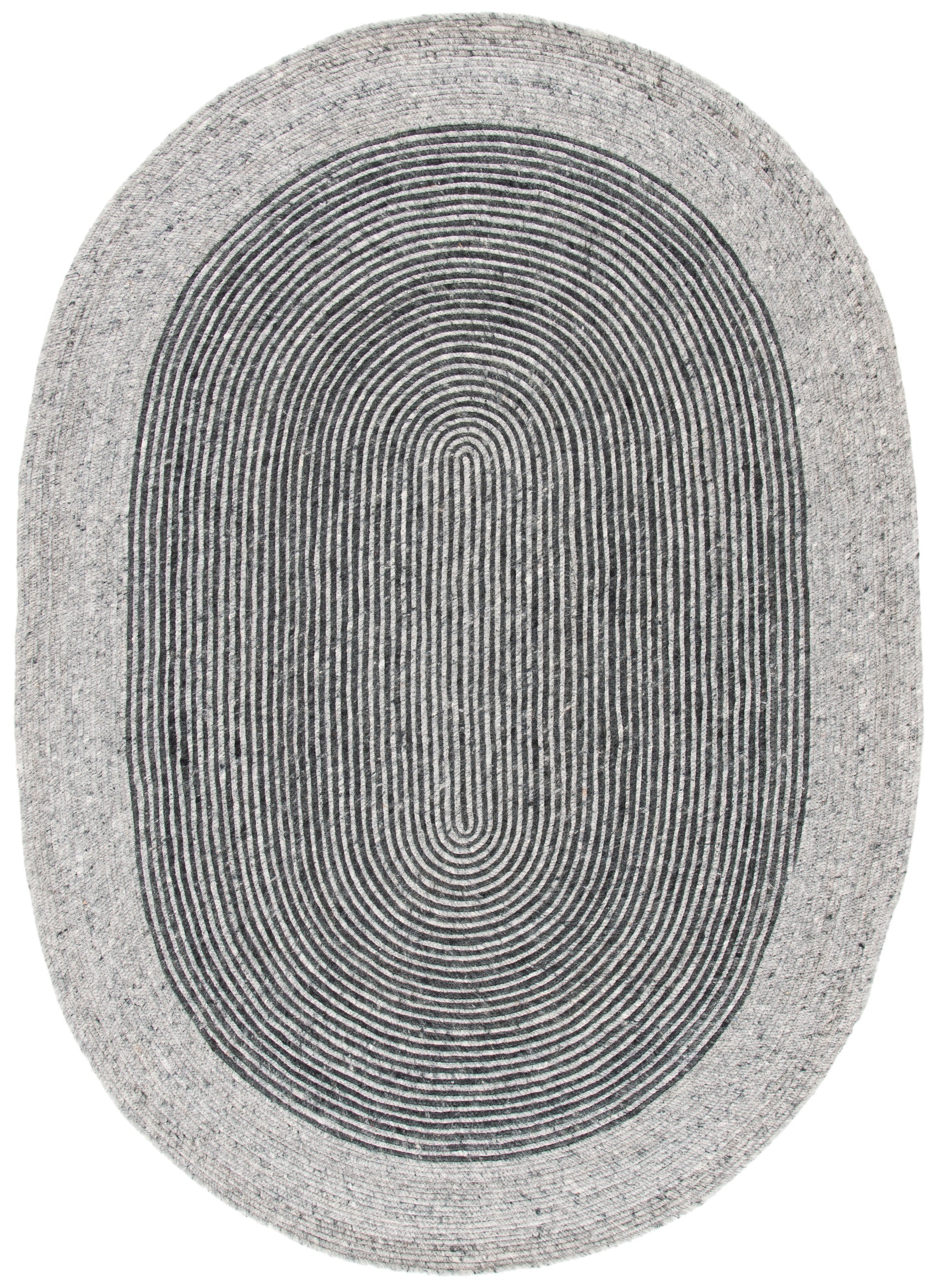 Safavieh Braided Brd904F Grey/Black Area Rug