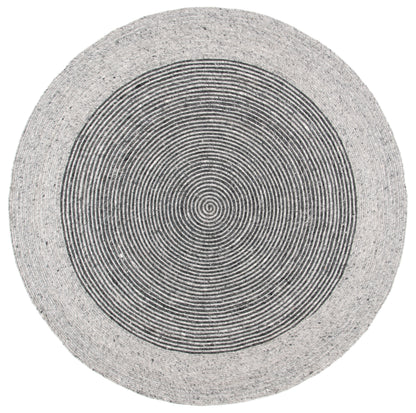 Safavieh Braided Brd904F Grey/Black Area Rug