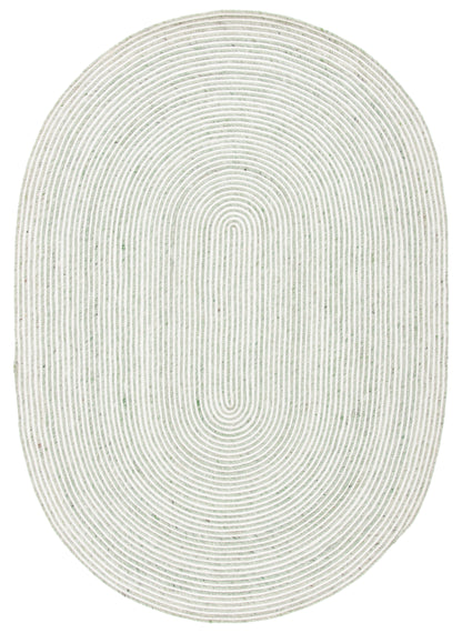 Safavieh Braided Brd905Y Green/Ivory Area Rug