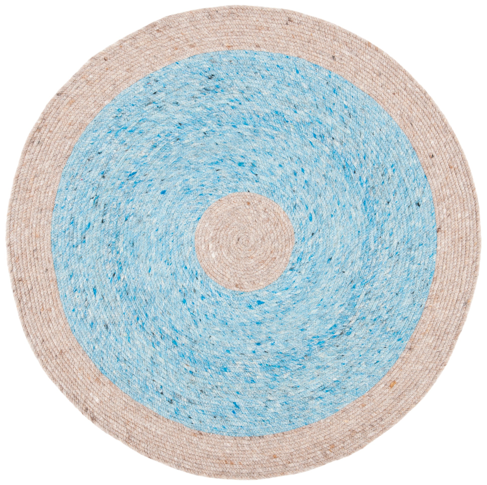 Safavieh Braided Brd908M Blue/Beige Area Rug