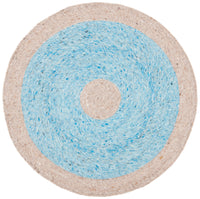 Safavieh Braided Brd908M Blue/Beige Area Rug