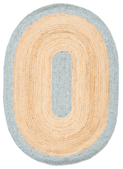 Safavieh Braided Brd910H Light Blue/Gold Area Rug