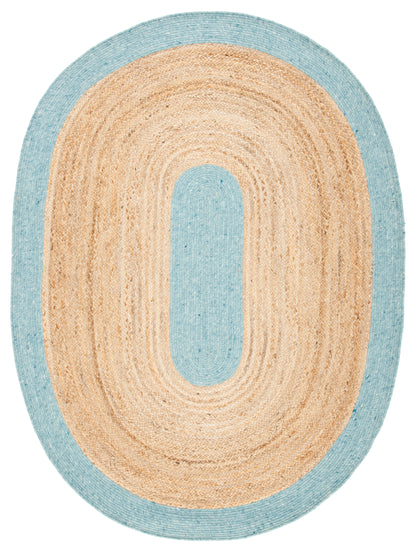 Safavieh Braided Brd910M Blue/Natural Area Rug