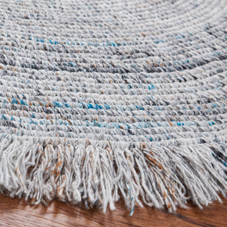 Safavieh Braided Brd950M Grey/Blue Rugs.