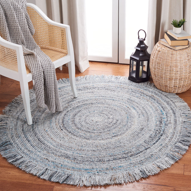 Safavieh Braided Brd950M Grey/Blue Rugs.