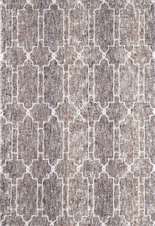 KAS Bungalow 2302 Mosaic Mocha Area Rug