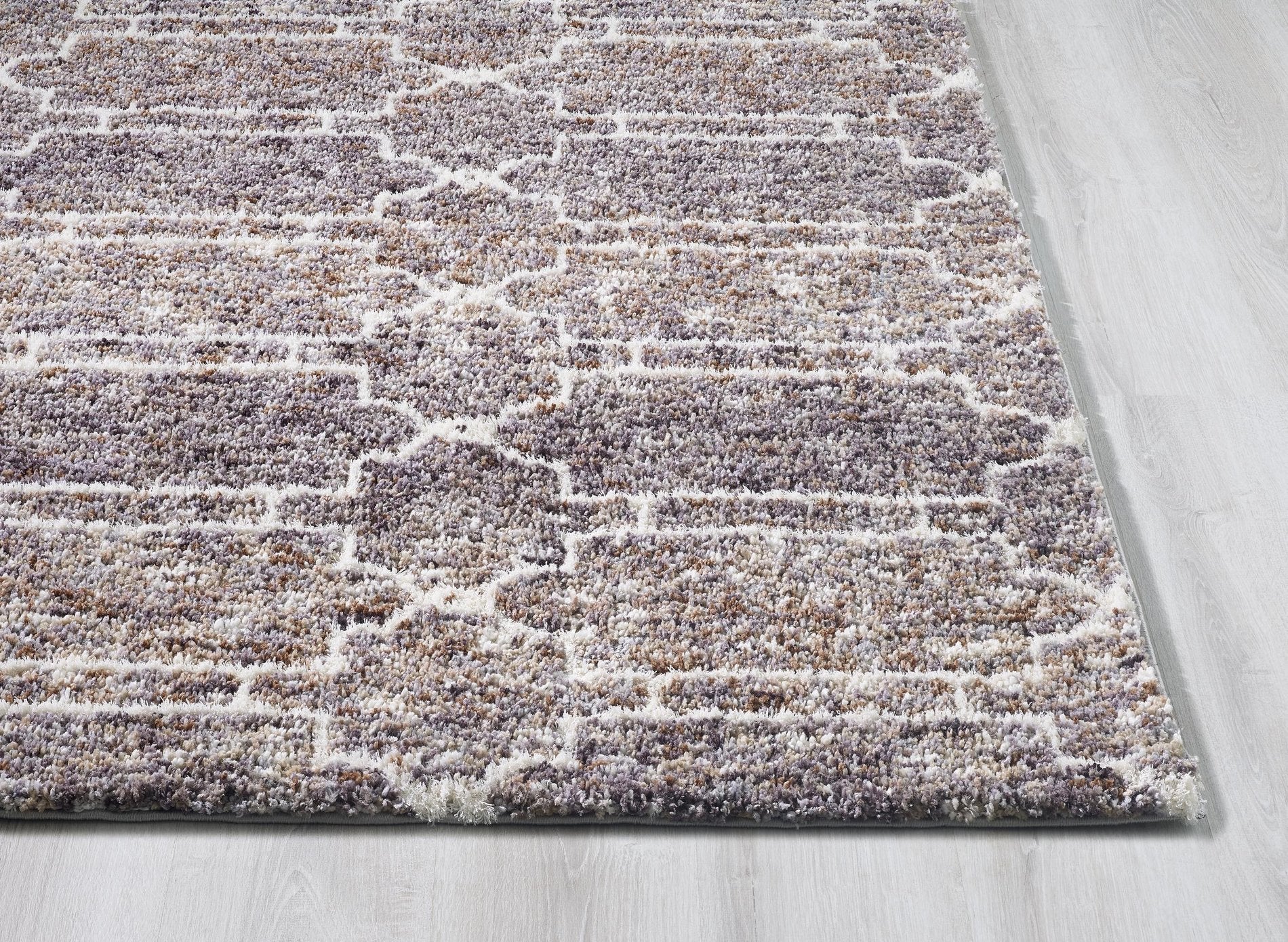 KAS Bungalow 2302 Mosaic Mocha Area Rug