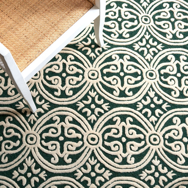 Safavieh Cambridge Cam123Y Dark Green/Ivory Rugs.