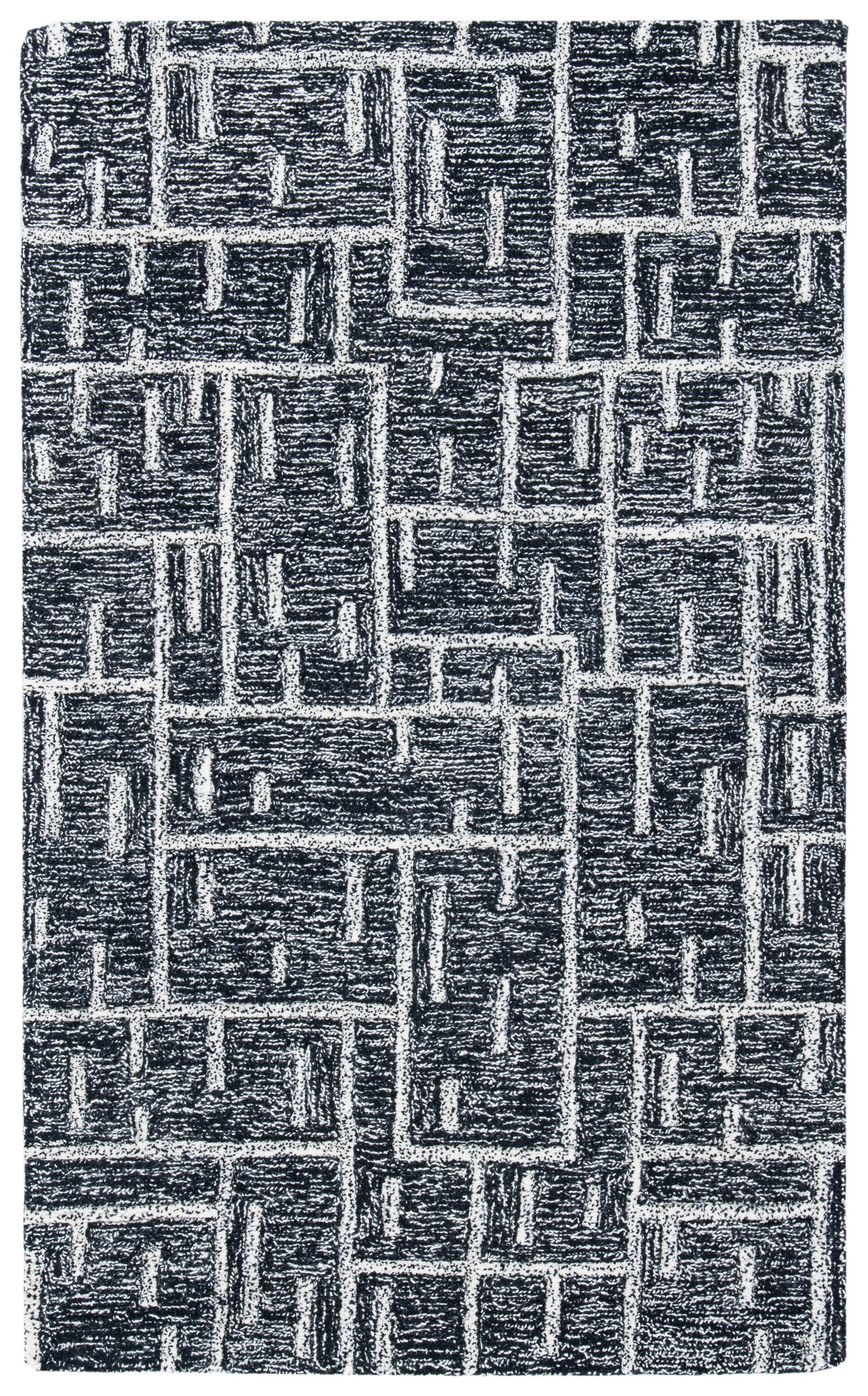 Safavieh Cambridge Cam733Z Black/Ivory Area Rug