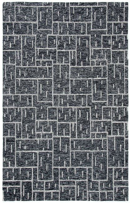 Safavieh Cambridge Cam733Z Black/Ivory Area Rug