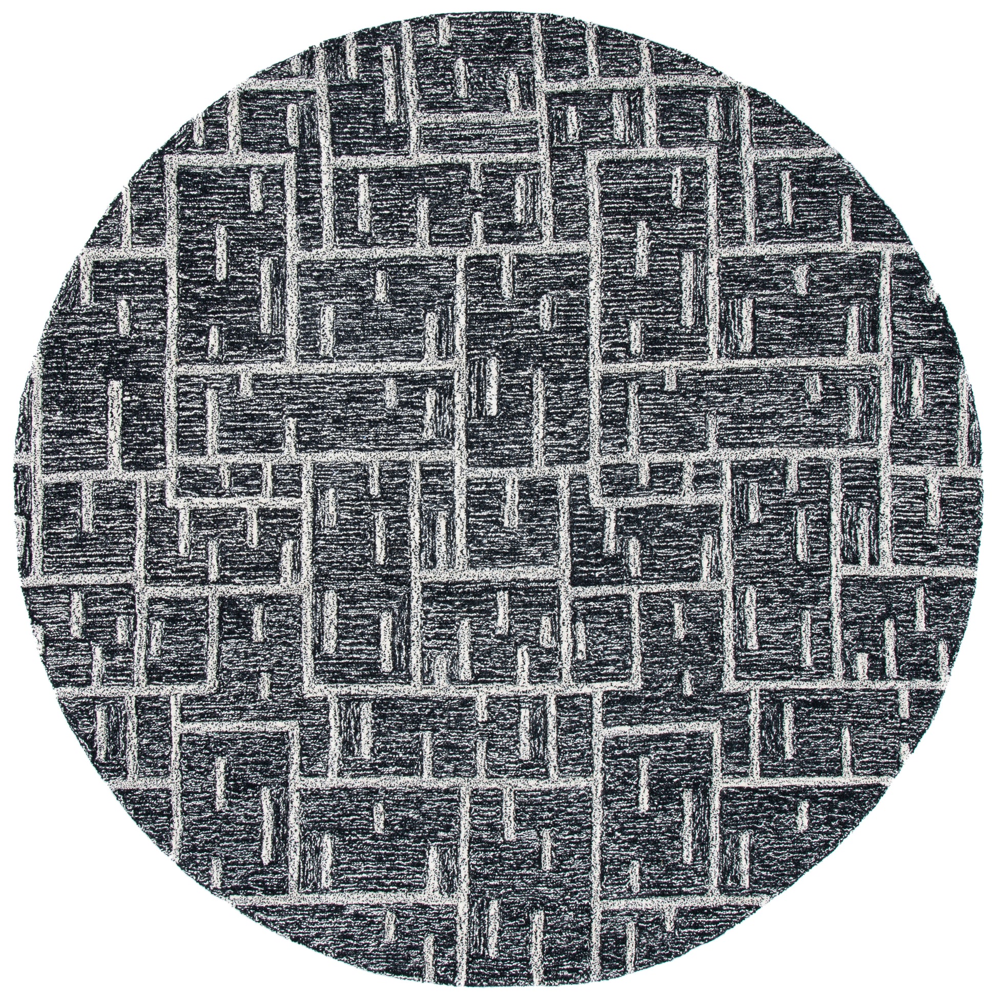 Safavieh Cambridge Cam733Z Black/Ivory Area Rug