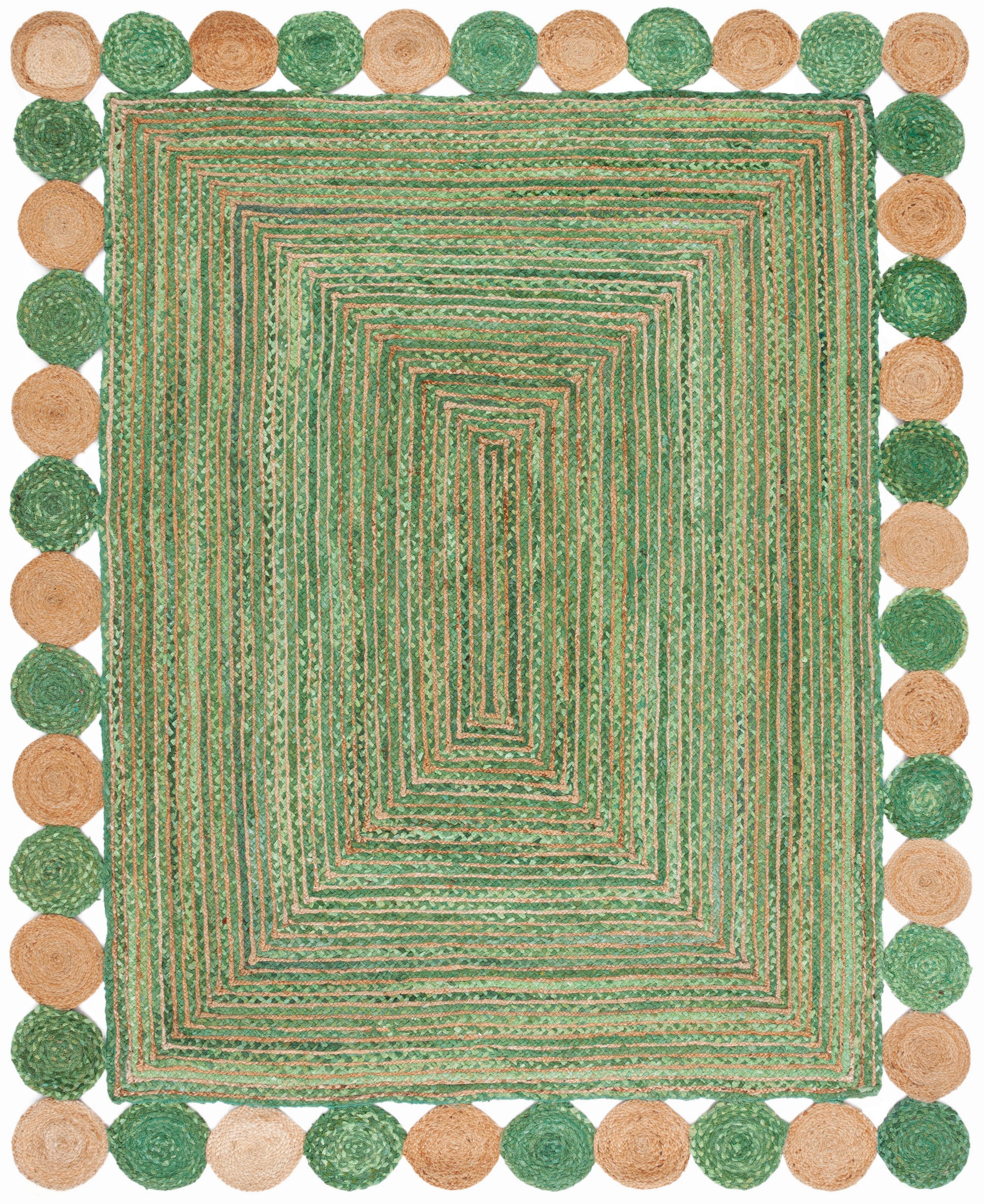 Safavieh Cape Cod Cap201Y Green/Natural Area Rug