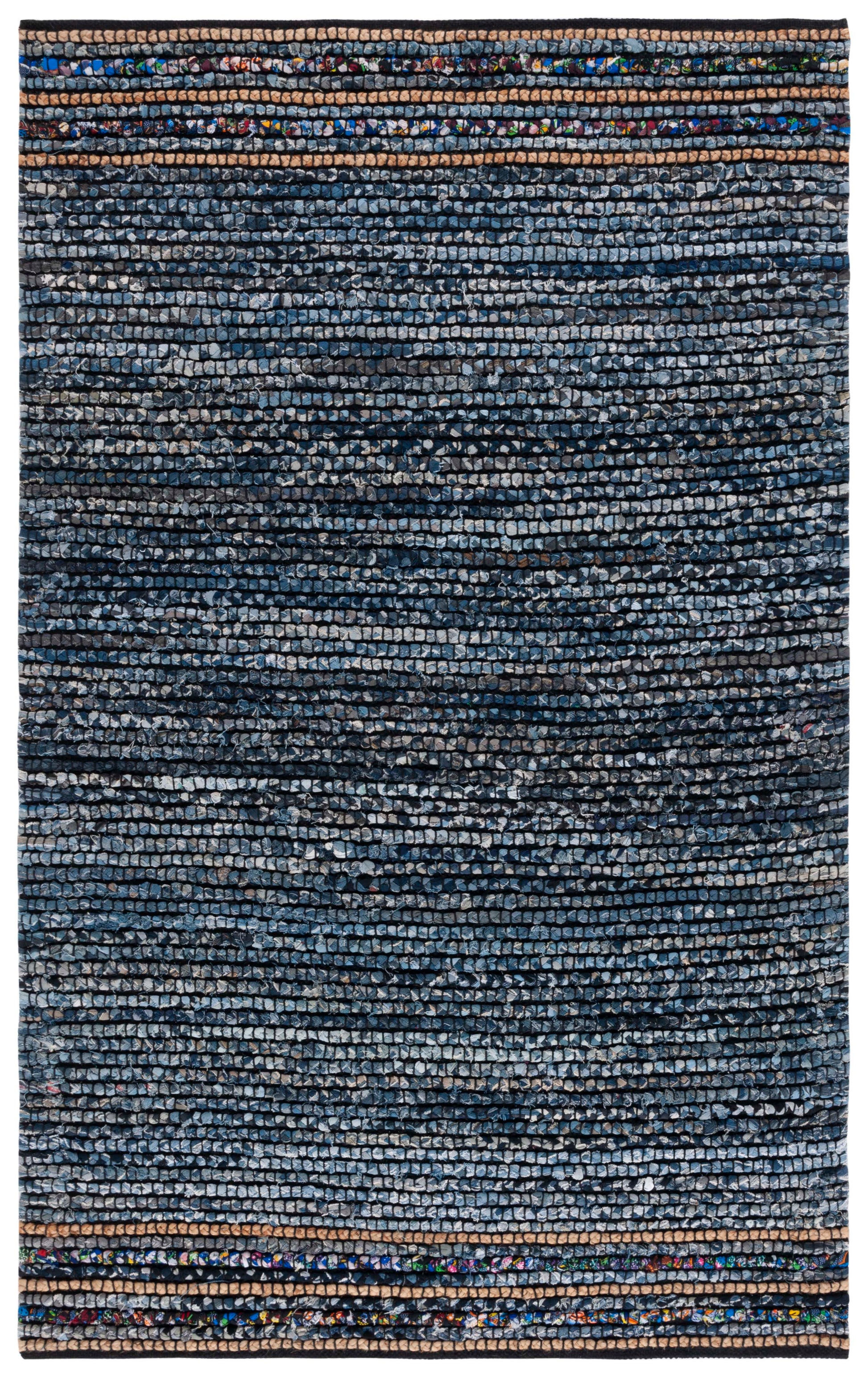 Safavieh Cape Cod Cap366A Natural/Blue Area Rug