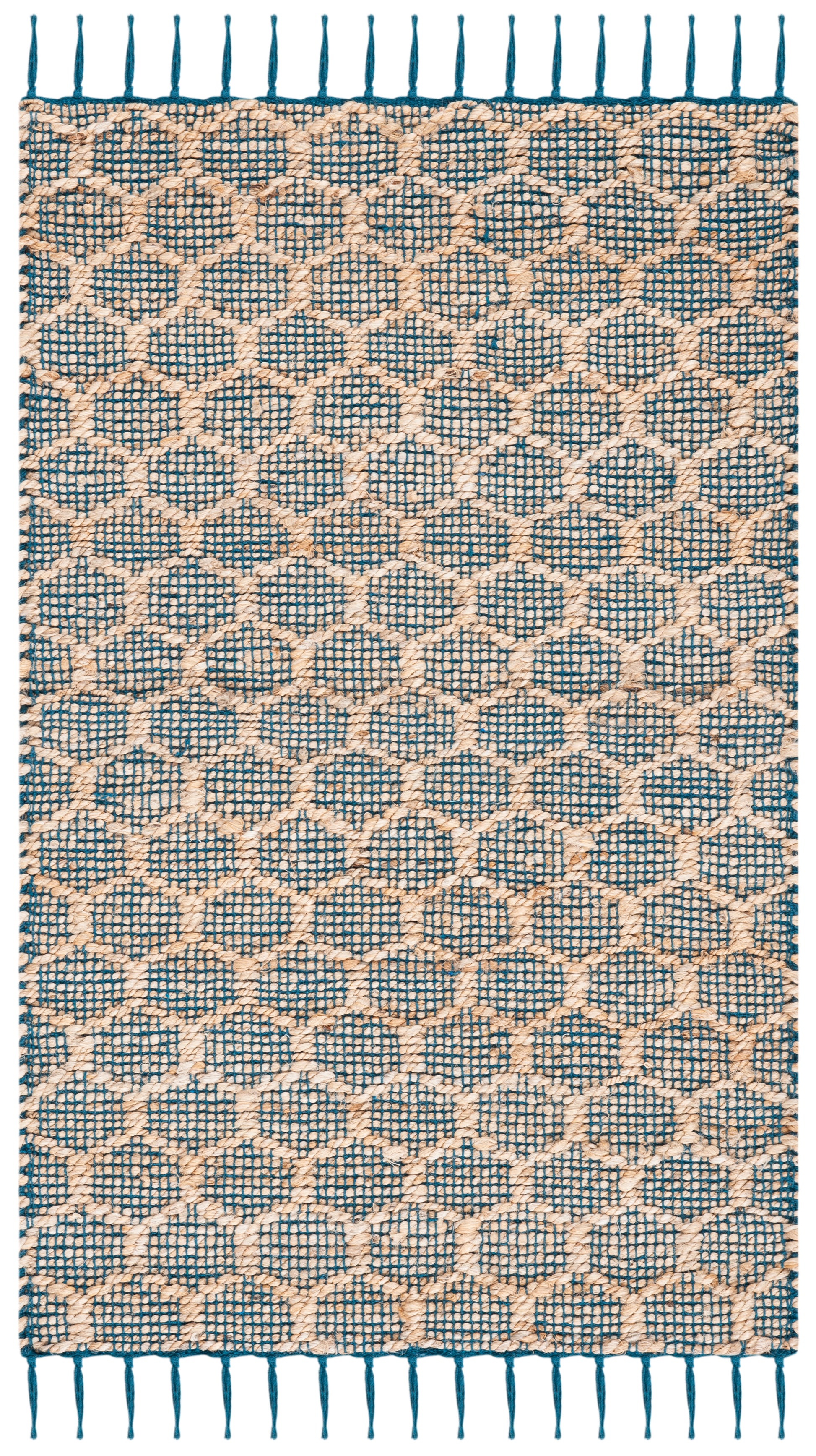 Safavieh Cape Cod Cap841N Navy/Natural Area Rug