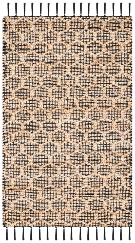 Safavieh Cape Cod Cap841Z Black/Natural Area Rug